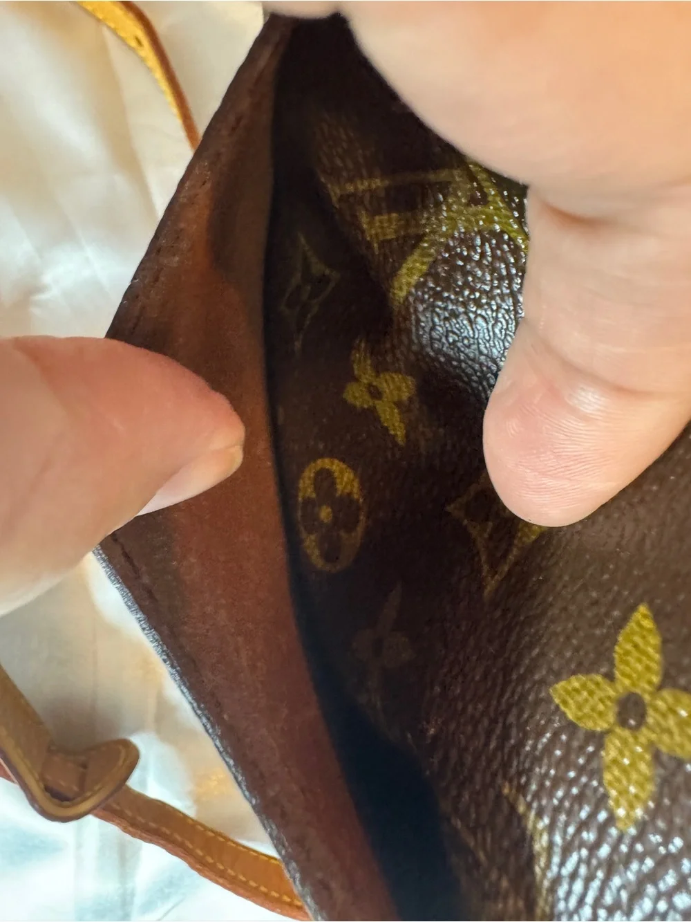 Louis Vuitton LV Mini Saint Cloud Monogram Canvas Crossbody with COA